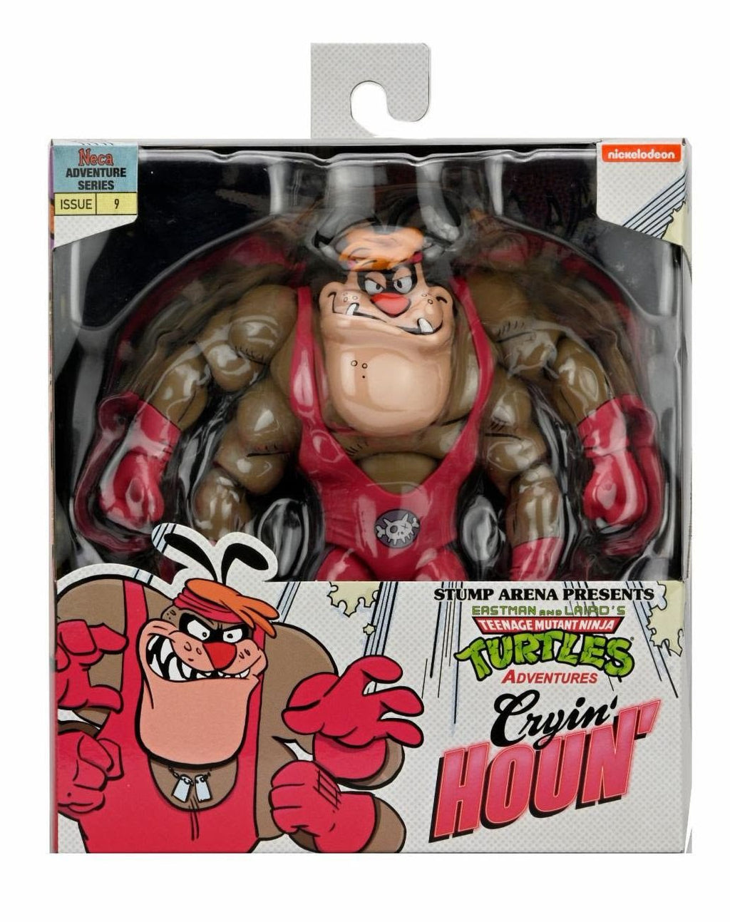 NECA Teenage Mutant Ninja Turtles Stump Wrestling Deluxe Cryin' Houn' (Archie Comics)