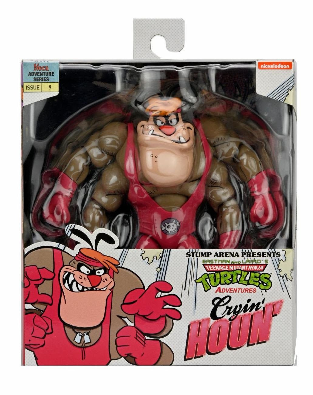 NECA Teenage Mutant Ninja Turtles Stump Wrestling Deluxe Cryin' Houn' (Archie Comics)