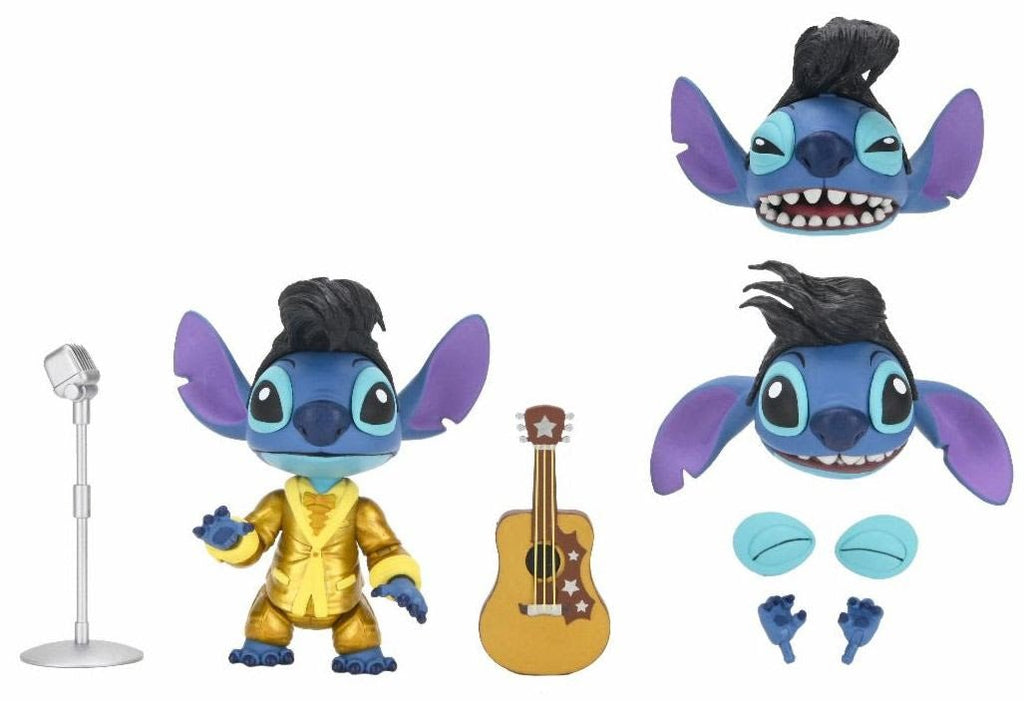 NECA Disney: Lilo & Stitch Ultimate Gold Suit Elvis Stitch