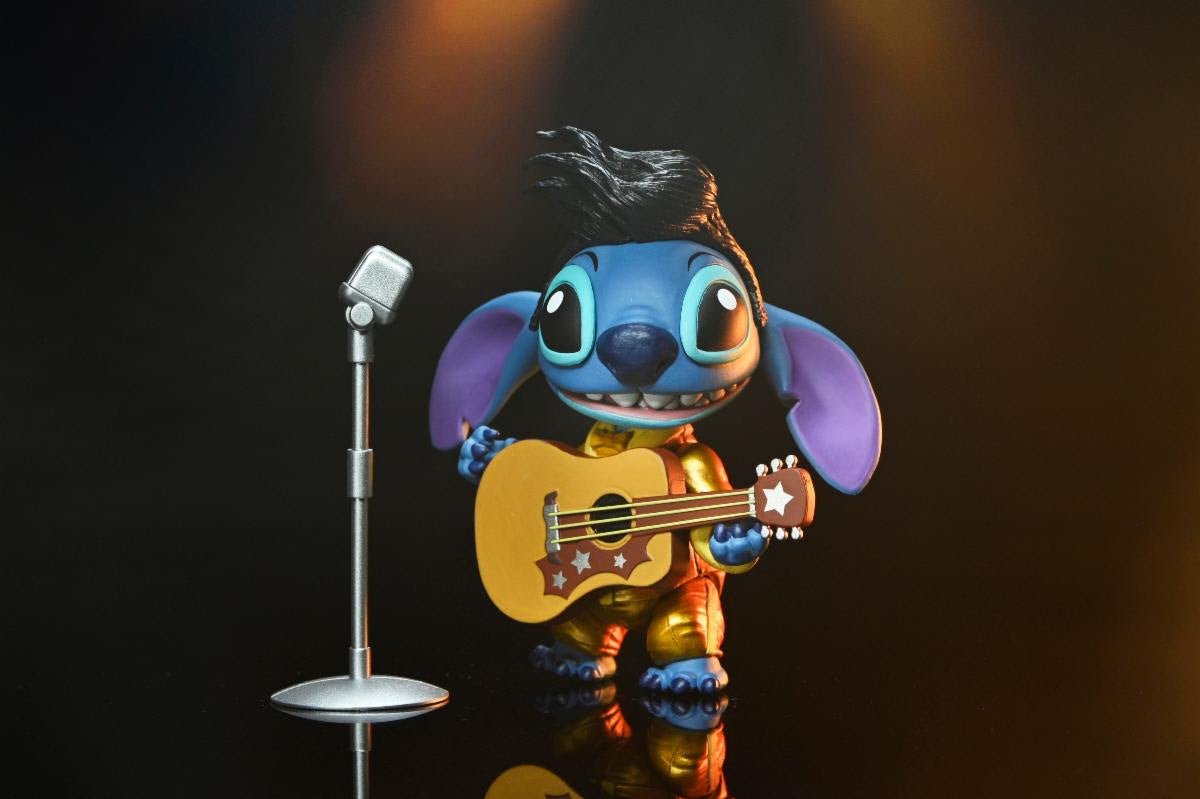 NECA Disney: Lilo & Stitch Ultimate Gold Suit Elvis Stitch