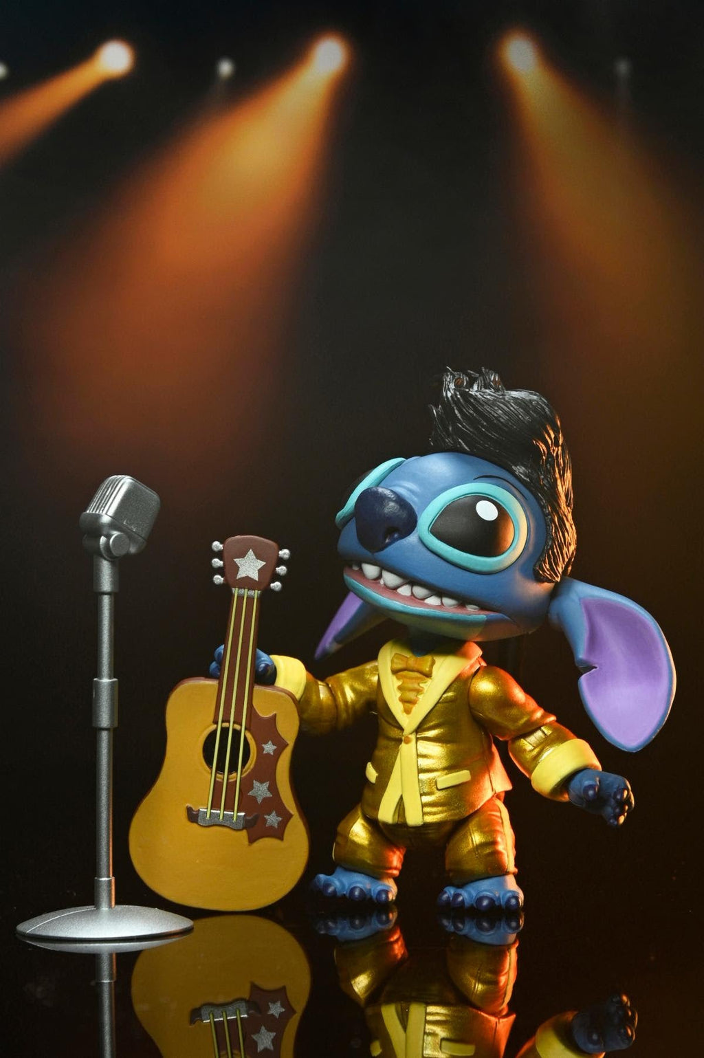 NECA Disney: Lilo & Stitch Ultimate Gold Suit Elvis Stitch