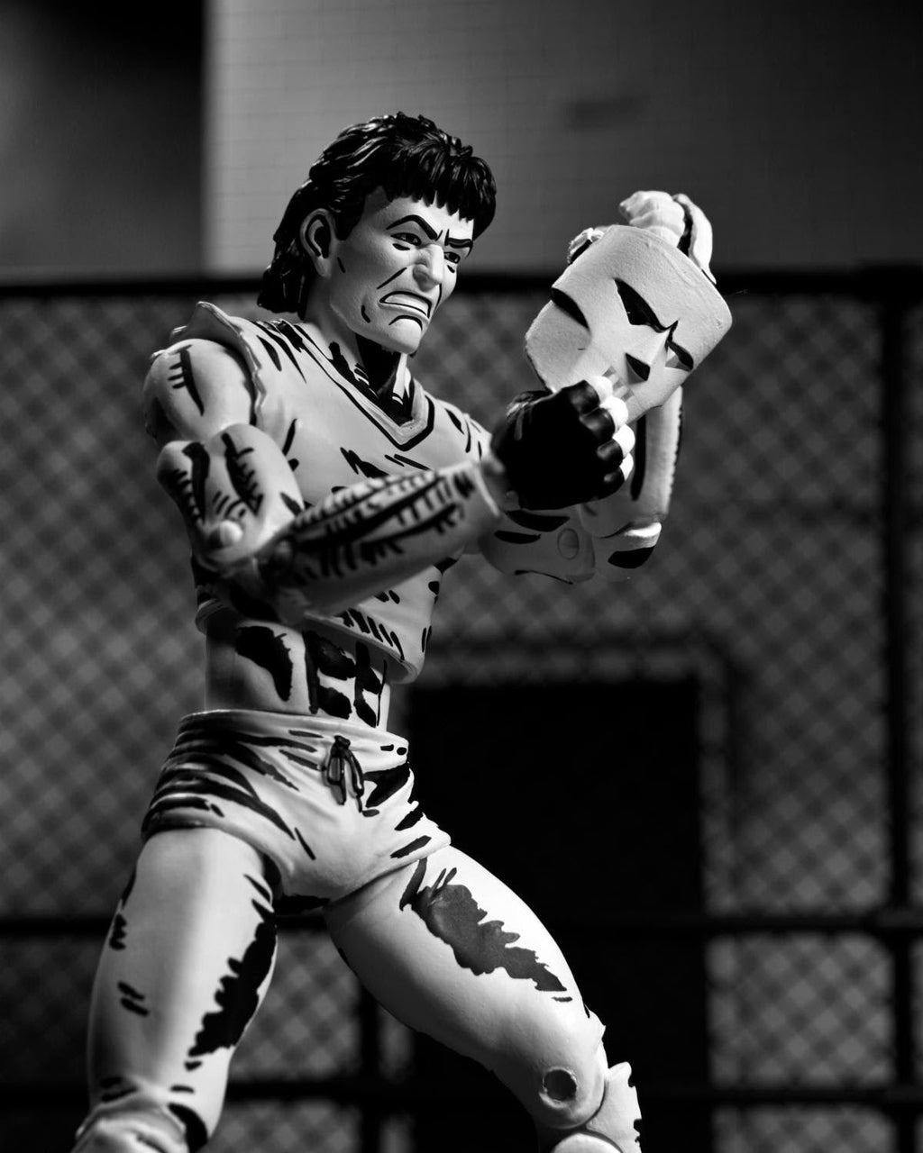 NECA Teenage Mutant Ninja Turtles Mirage Ultimate Black & White Casey Jones
