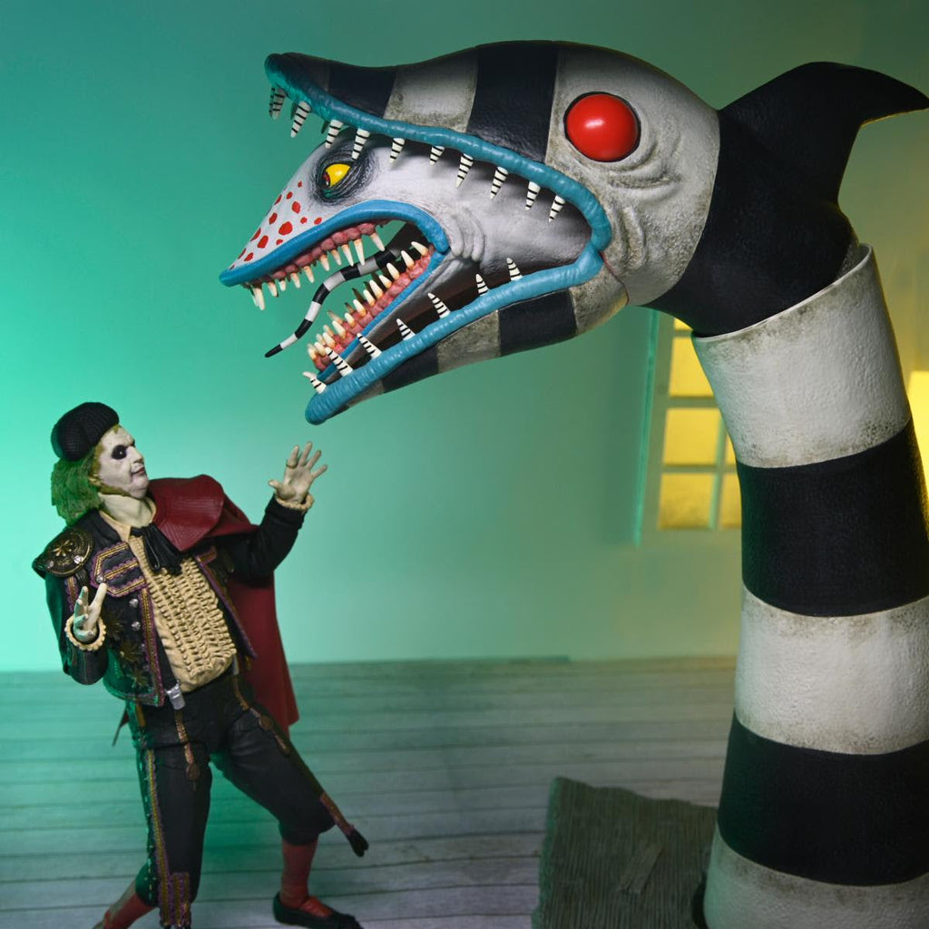 NECA Beetlejuice Beetlejuice Ultimate "Matador" Beetlejuice & Sandworm 2-Pack