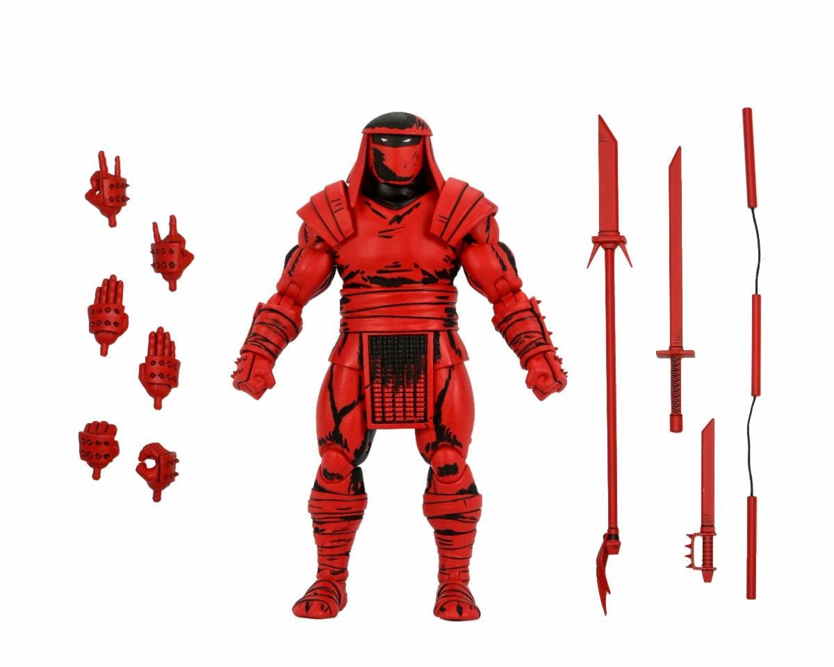 NECA Teenage Mutant Ninja Turtles Mirage Red and Black Foot Enforcer