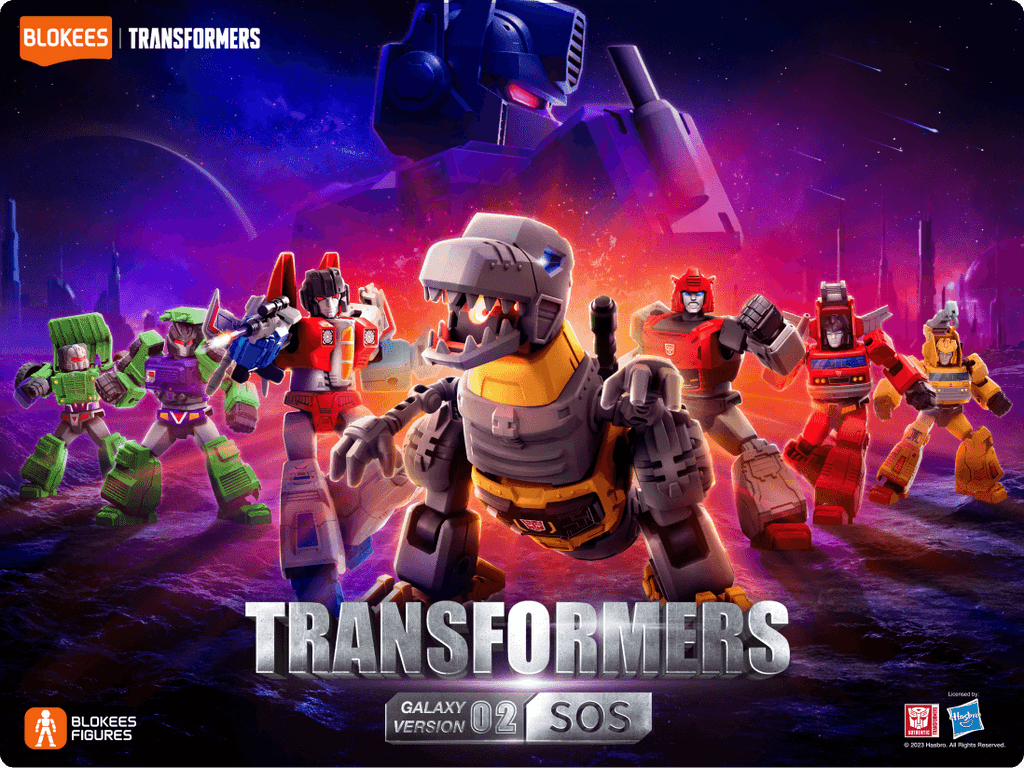 Blokees Transformers Galaxy 02: SOS Complete Set (Box of 9 Individually Boxed)